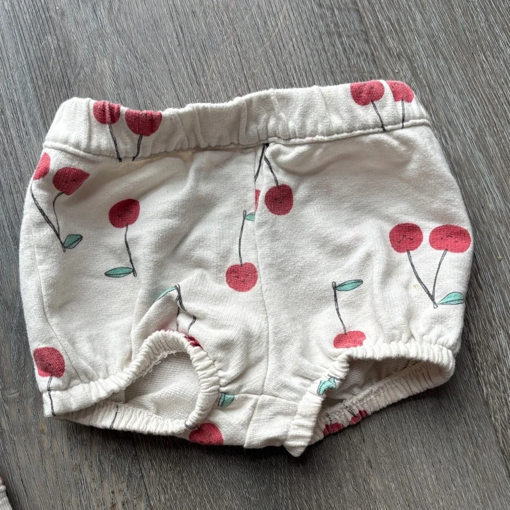 Carter's Cherry Print Diaper Cover Set Size 6 months